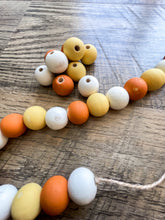 Load image into Gallery viewer, Candy Corn Wood Bead Garland