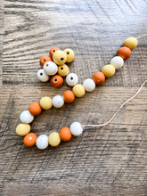 Load image into Gallery viewer, Candy Corn Wood Bead Garland