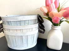 Load image into Gallery viewer, Blue Vintage Wicker Basket-Small