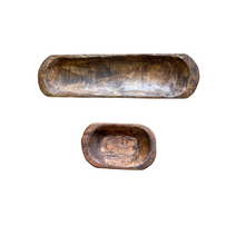 Load image into Gallery viewer, Wooden Dough Bowl Tray