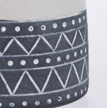 Load image into Gallery viewer, Blue Boho Patterned Planter