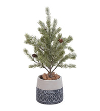 Load image into Gallery viewer, Blue Boho Patterned Planter