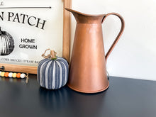 Load image into Gallery viewer, Weathered Copper Pitcher