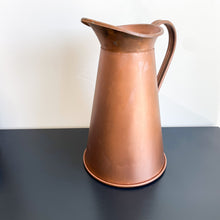 Load image into Gallery viewer, Weathered Copper Pitcher