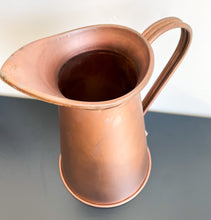 Load image into Gallery viewer, Weathered Copper Pitcher
