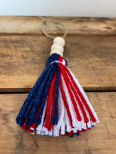 Load image into Gallery viewer, 4th of July Mini Tassel Hanging Decor