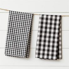 Load image into Gallery viewer, Buffalo Check Tea Towel Set