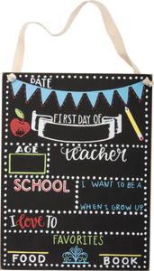 First Day of School Chalk Sign-Small