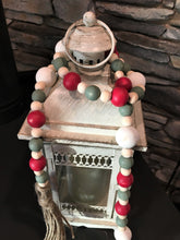 Load image into Gallery viewer, Christmas Farmhouse Wood Bead Garland