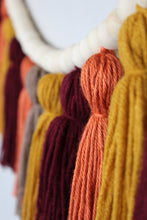 Load image into Gallery viewer, Fall Yarn Tassel Garland