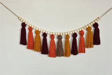 Load image into Gallery viewer, Fall Yarn Tassel Garland