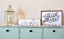 Load image into Gallery viewer, Farmhouse Wood Bead Garland in Pink and Cream