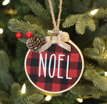 Load image into Gallery viewer, Holiday Hoop Ornaments