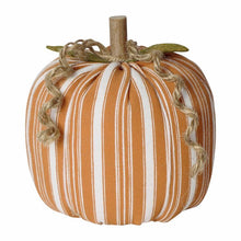 Load image into Gallery viewer, Striped Fabric Pumpkins