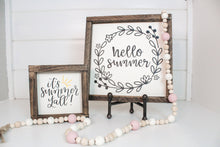 Load image into Gallery viewer, Hello Summer Framed Sign