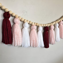 Load image into Gallery viewer, Valentine Yarn Tassel Garland