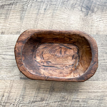 Load image into Gallery viewer, Wooden Dough Bowl Tray