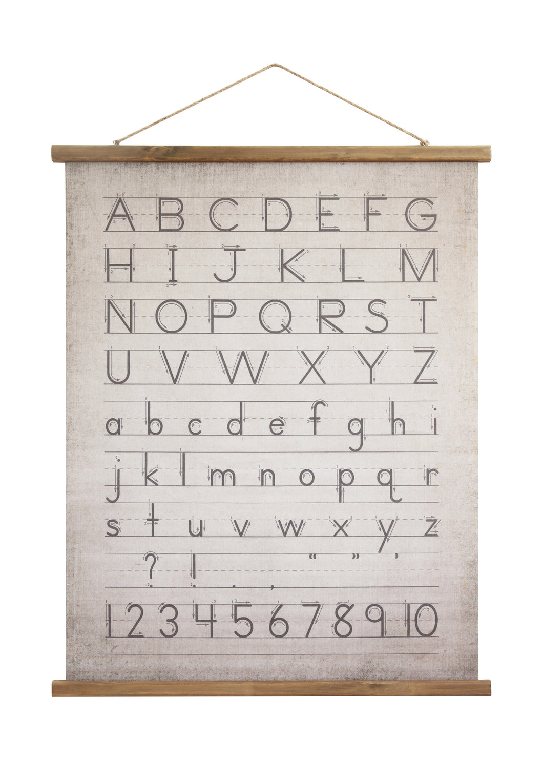 canvas wood scroll wall decor alphabet numbers