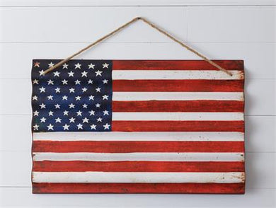 American Flag Metal Wall Hanging
