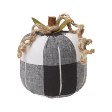 Load image into Gallery viewer, Pumpkin Sitter - Black and White Checker in three sizes