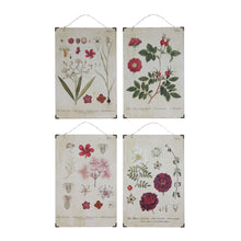 Load image into Gallery viewer, floral wood wall hangings in four styles