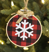 Load image into Gallery viewer, Holiday Hoop Ornaments