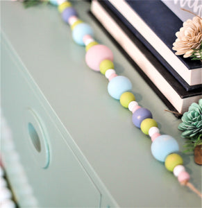 Spring Colors Bead Garland