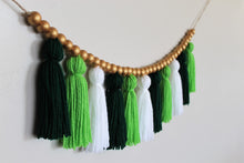 Load image into Gallery viewer, St. Patty&#39;s Yarn Tassel Garland