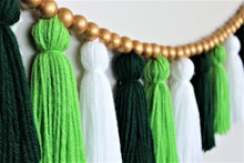 Load image into Gallery viewer, St. Patty&#39;s Yarn Tassel Garland