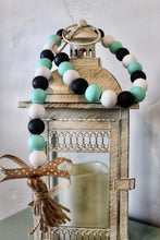 Load image into Gallery viewer, Summer coast wood bead garland in nauctial colors