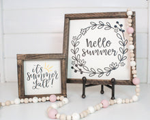 Load image into Gallery viewer, Farmhouse Wood Bead Garland in Pink and Cream