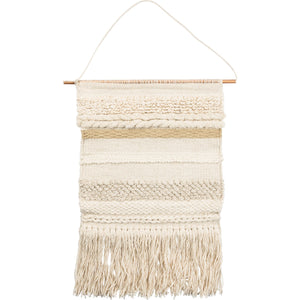 Odyssey woven wall hanging in earth tones